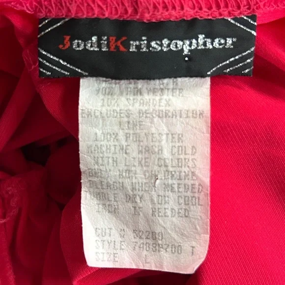 Y2K JODI KRISTOPHER Babydoll Strappy Ruched Midi Dress Party Going Out Mall Sz S - Picture 2 of 14